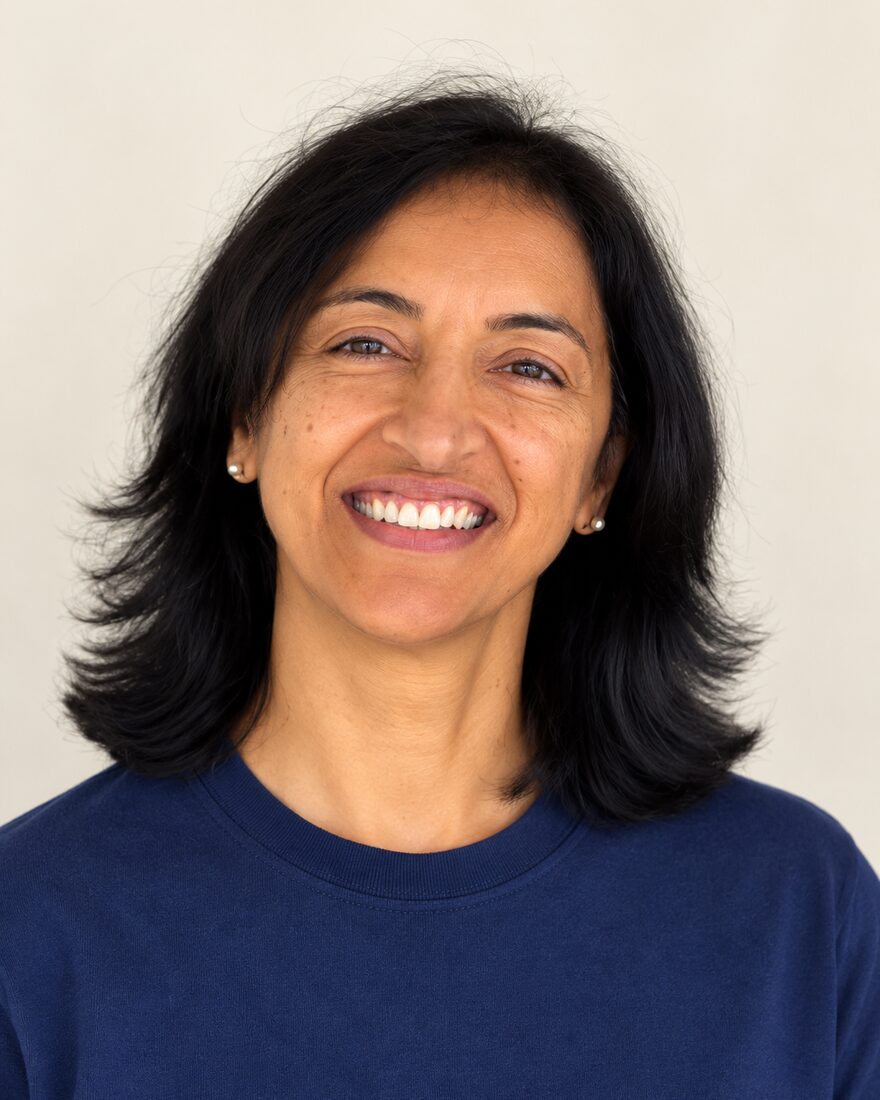 Deepa Ramaswamy, smiling
